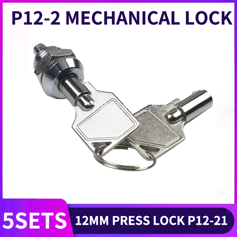 Medicine Cabinet Lock - 5sets 12MM press lock P12-21 billboard