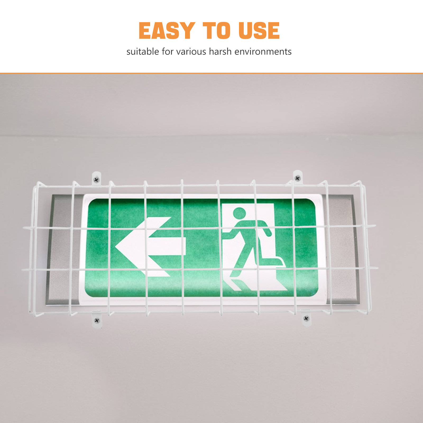 4Pcs Exit Sign Safety Cage Imp – Emergency Exit Sign Bewertung und Preis