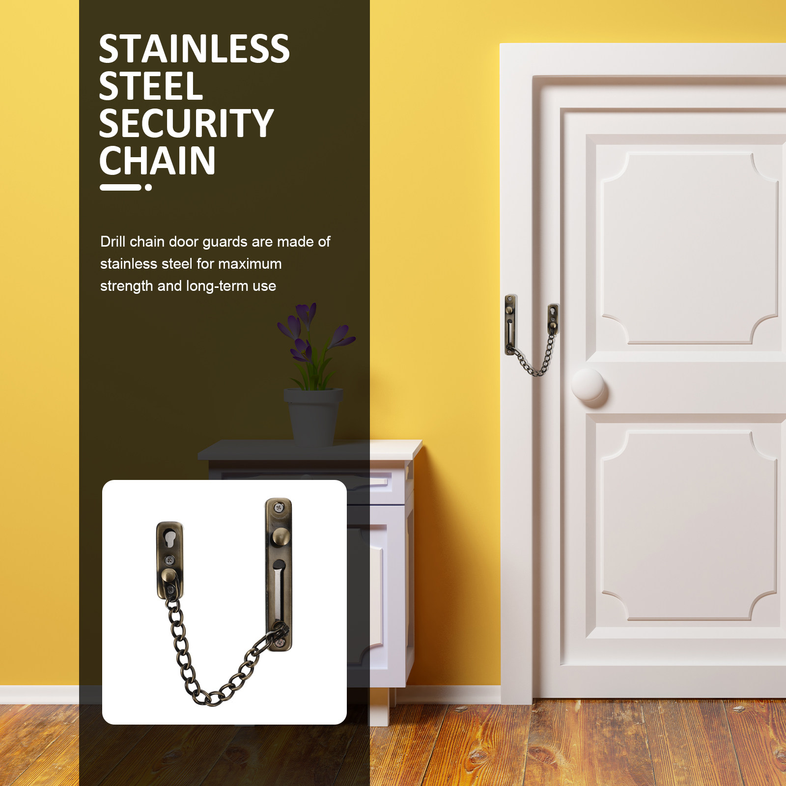 Punch-Free Childproof Door Cha – Security Chain Door Bewertung und Preis