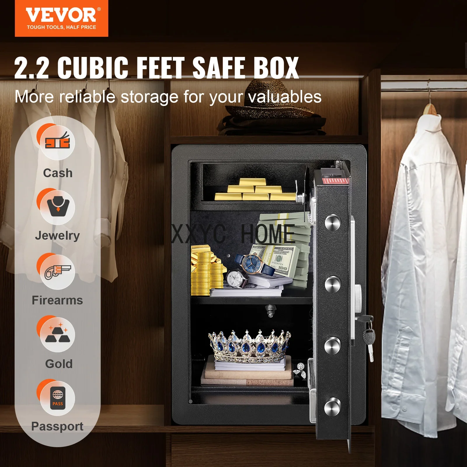 Electric Safe 2.2/1.8 Cubic Fe – Fire Safe Document Bewertung und Preis