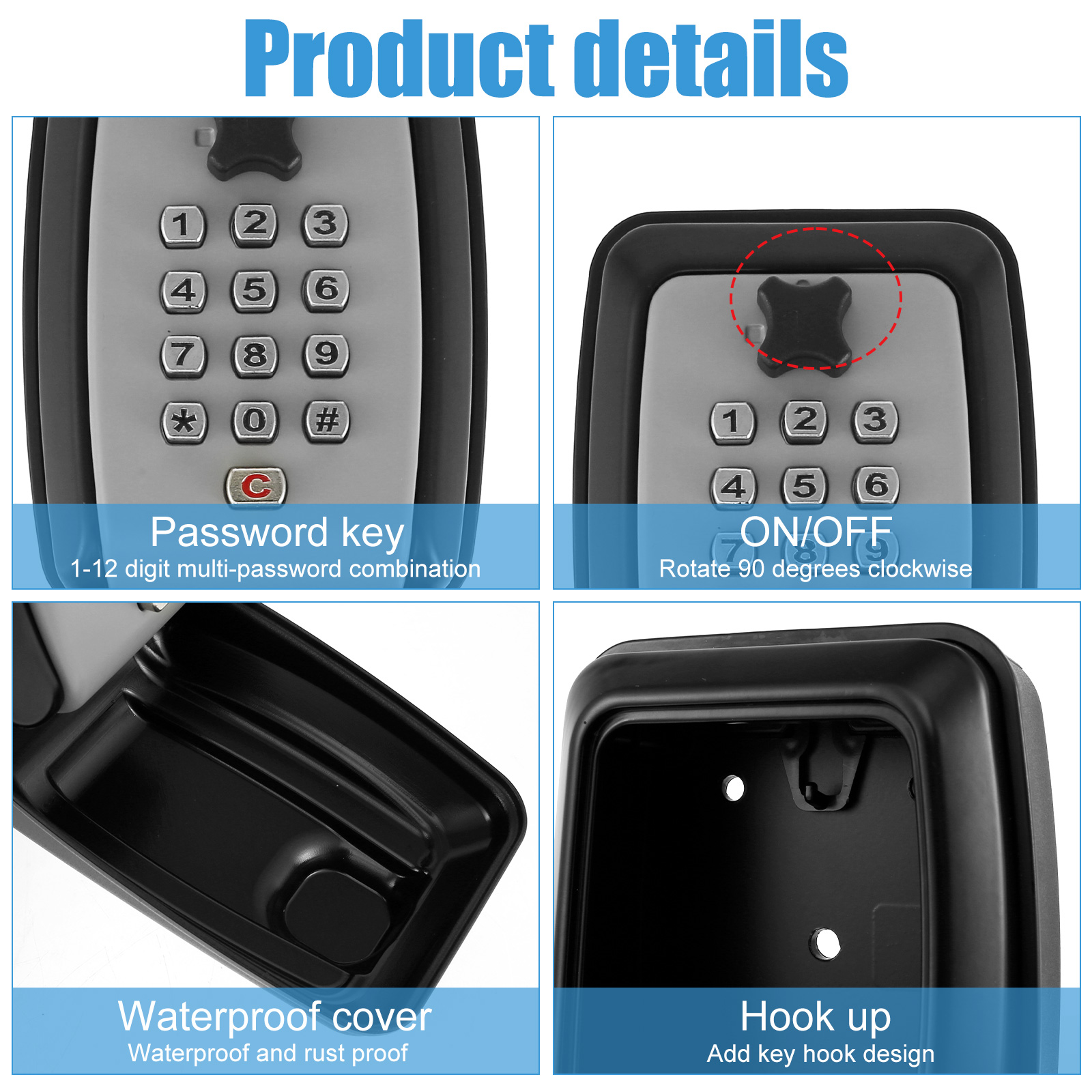 Key Lock Box Wall-Mount Secret – Lockbox Key Secure Bewertung und Preis