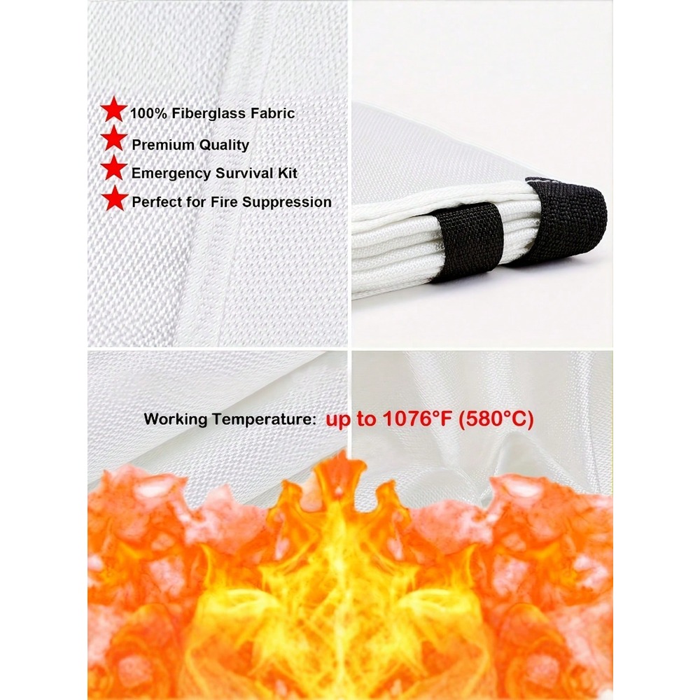 Fire Blanket 39.37 X 39.37 Inc – Fire Blanket Kitchen Bewertung und Preis