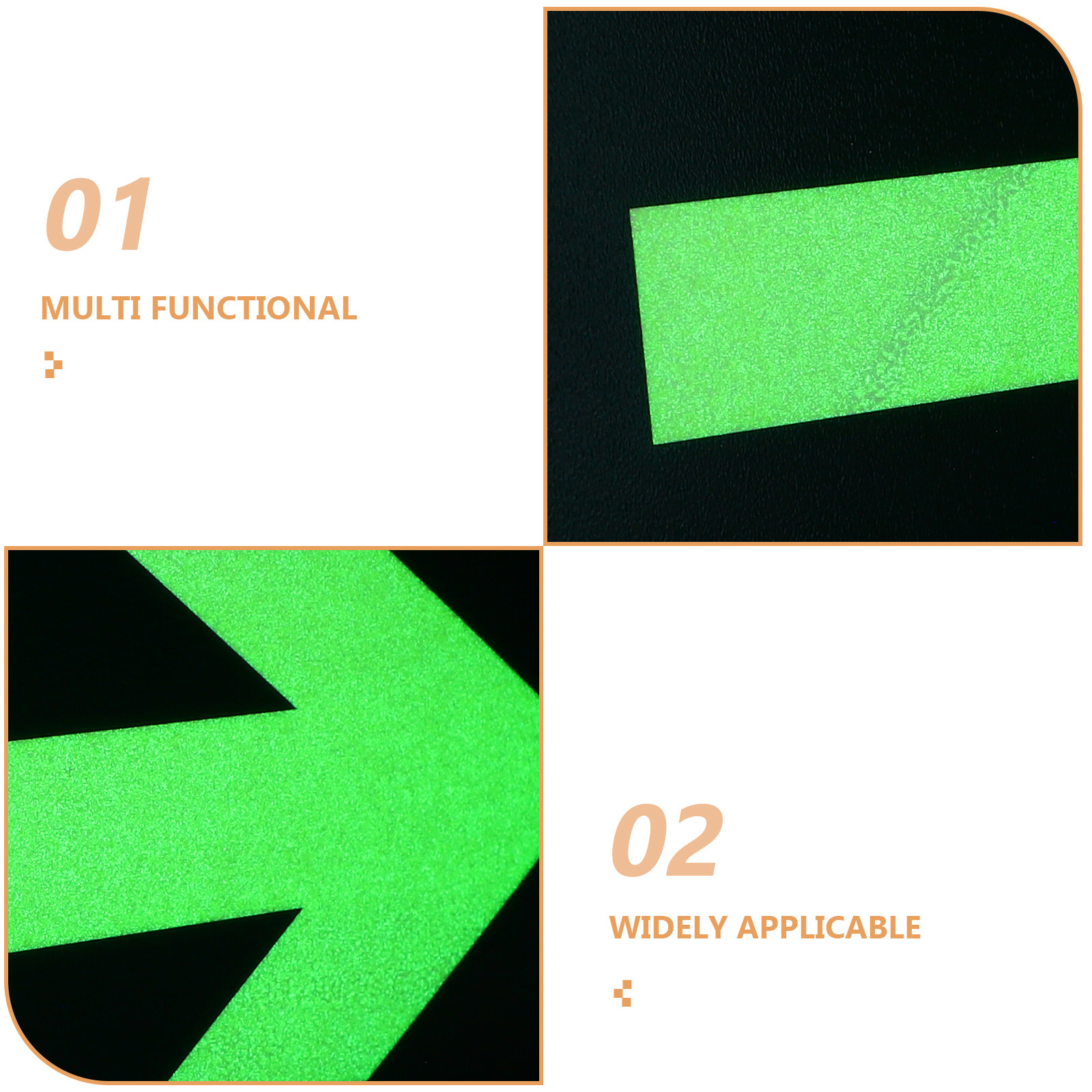 8Pcs Glow in Dark Waterproof S – Emergency Exit Sign Bewertung und Preis