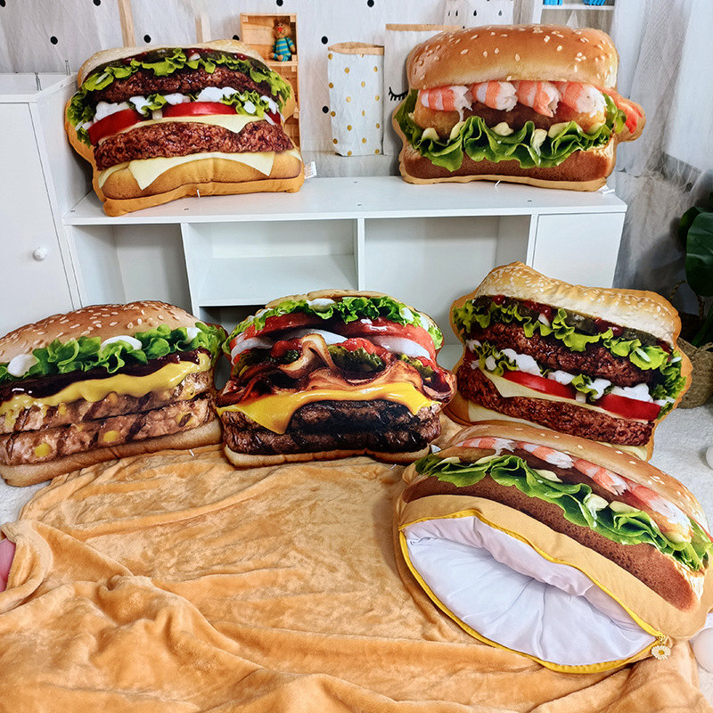 Lifelike Plush Hamburger Pillo – Fire Blanket Kitchen Bewertung und Preis
