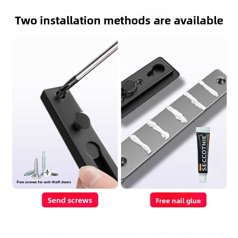 No Drill Stainless Steel Secur – Security Chain Door Bewertung und Preis