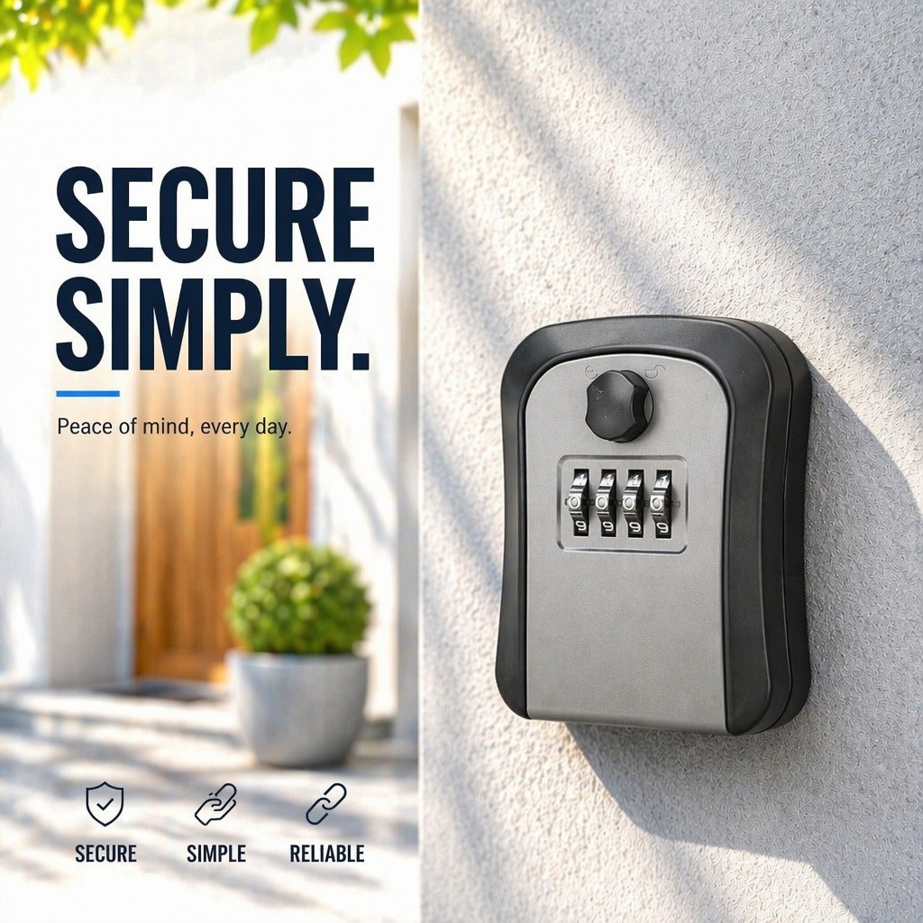 Key Lock Box Wall Mount Lockbo – Lockbox Key Secure Bewertung und Preis