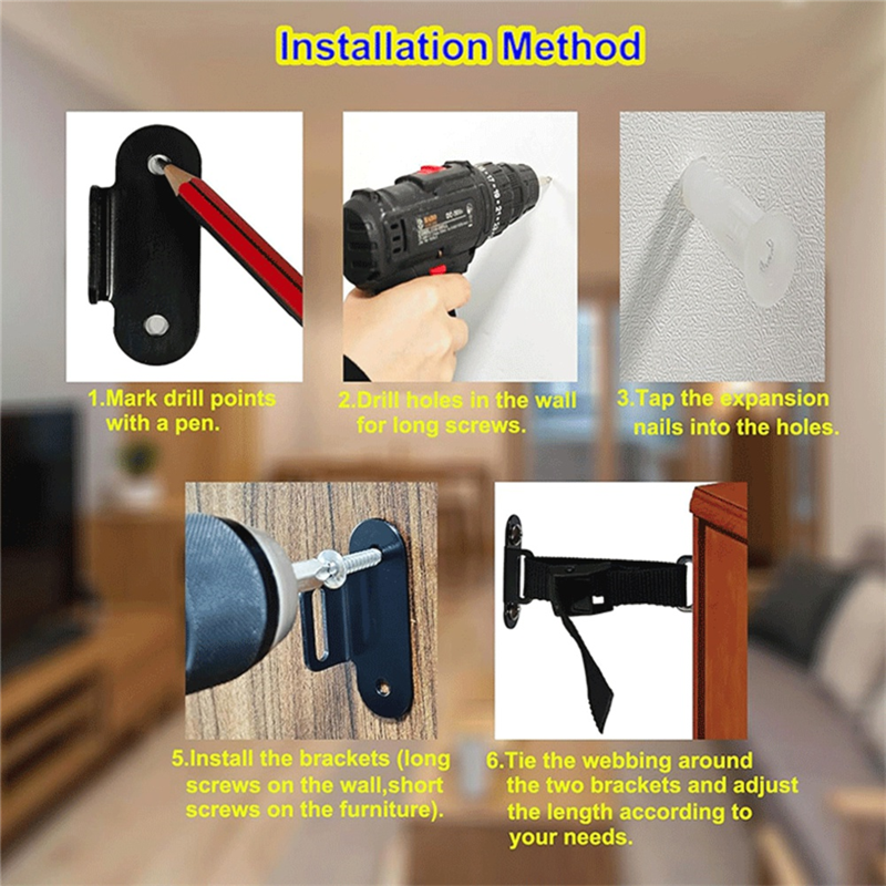 Fresh Anti Tip Furniture Ancho – Earthquake Anchor Strap Bewertung und Preis
