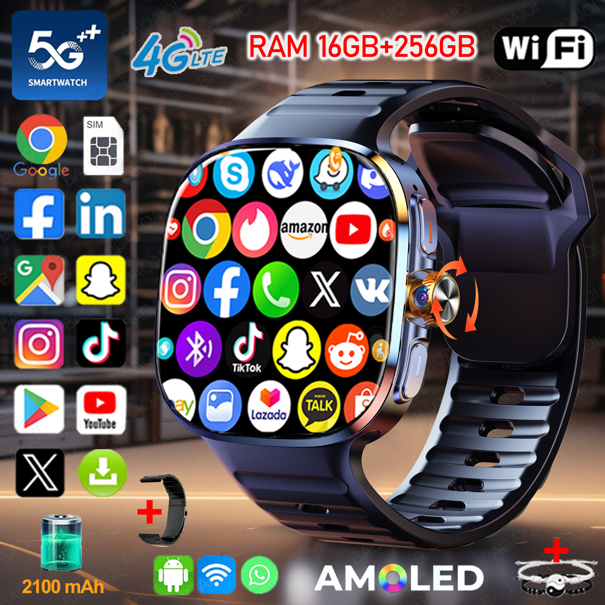 New Large Screen Smartwatch 4G – Window Lock Bar Bewertung und Preis
