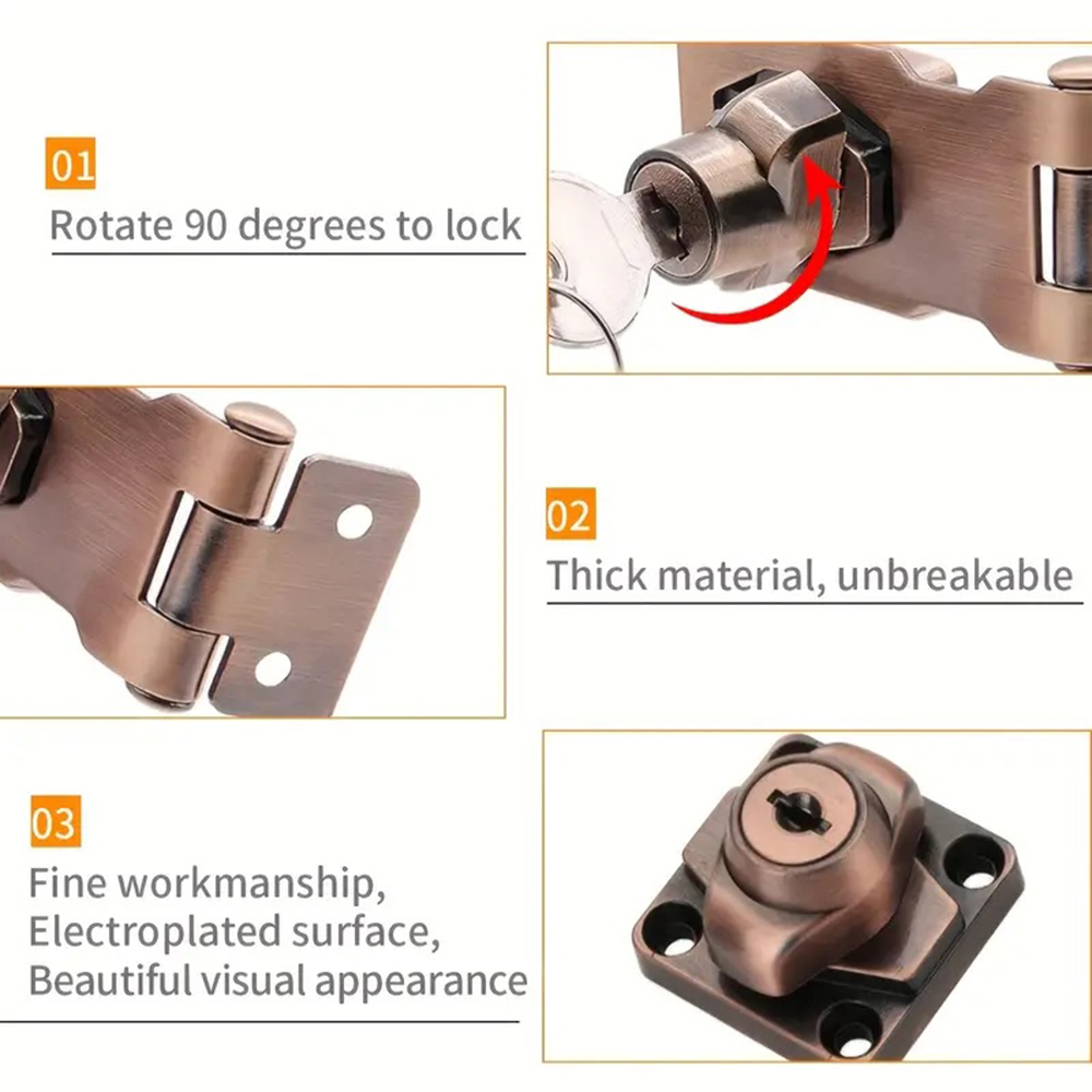 Locking Hasp Heavy Duty Lockin – Medicine Cabinet Lock Bewertung und Preis
