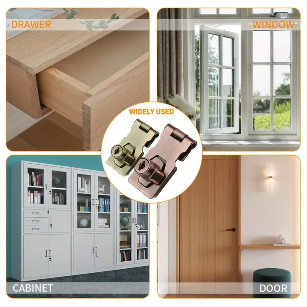 Locking Hasp Heavy Duty Lockin – Medicine Cabinet Lock Bewertung und Preis