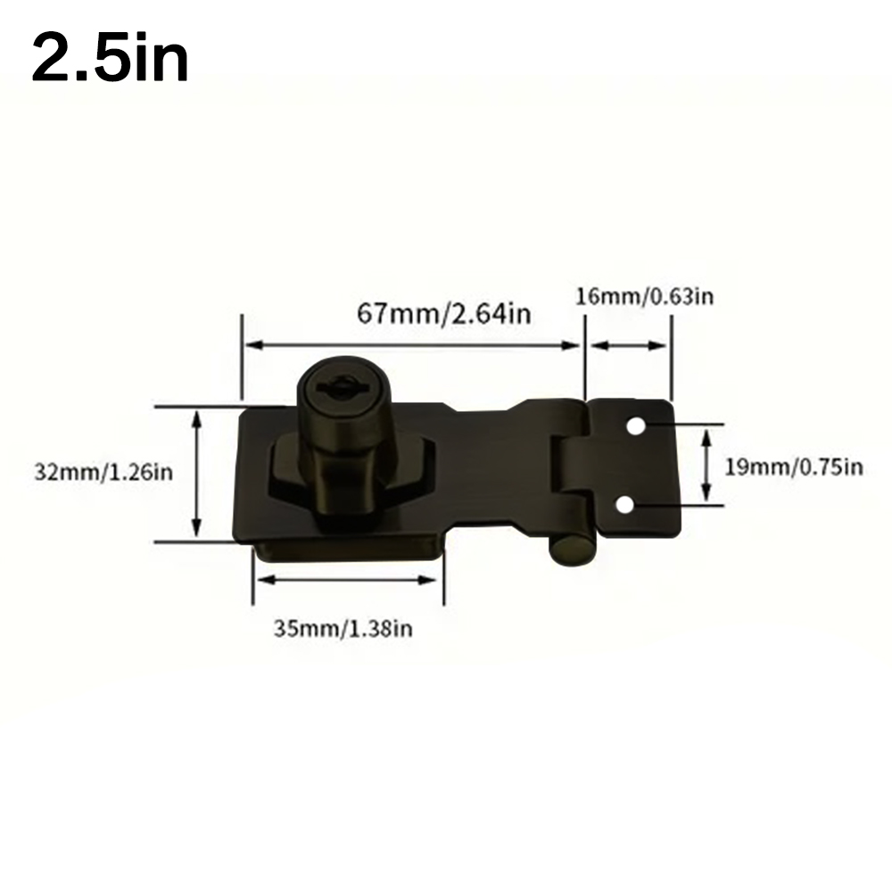 Locking Hasp Heavy Duty Lockin – Medicine Cabinet Lock Bewertung und Preis