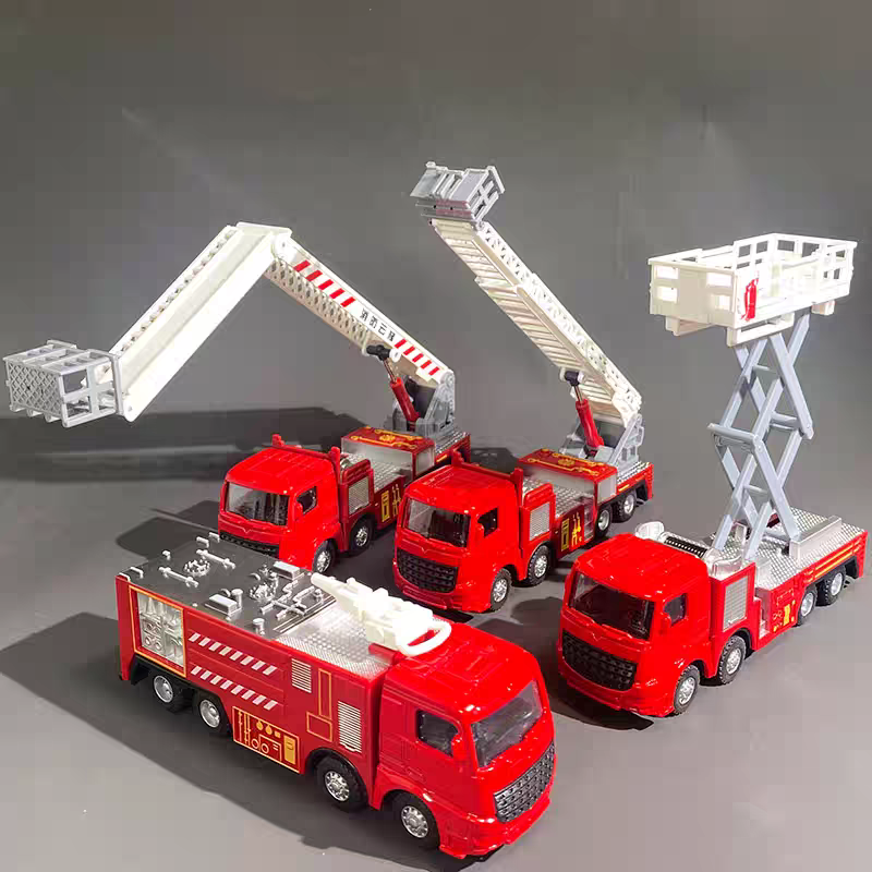 1:55 Diecast Fire Truck Model  – Fire Escape Ladder Bewertung und Preis