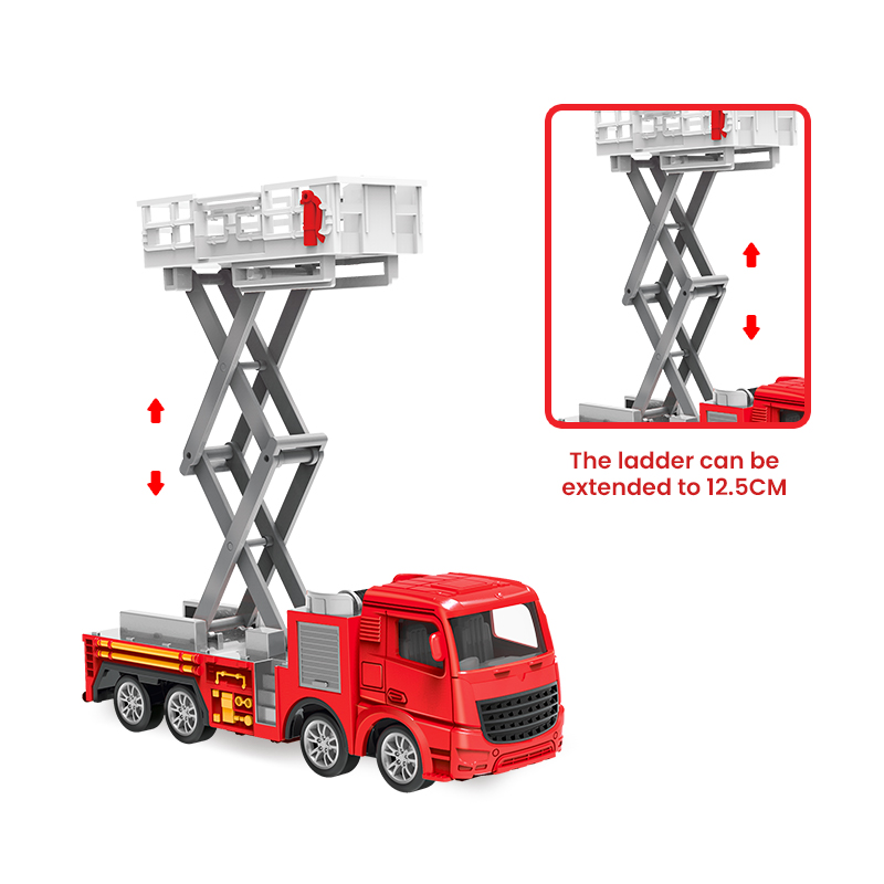 1:55 Diecast Fire Truck Model  – Fire Escape Ladder Bewertung und Preis