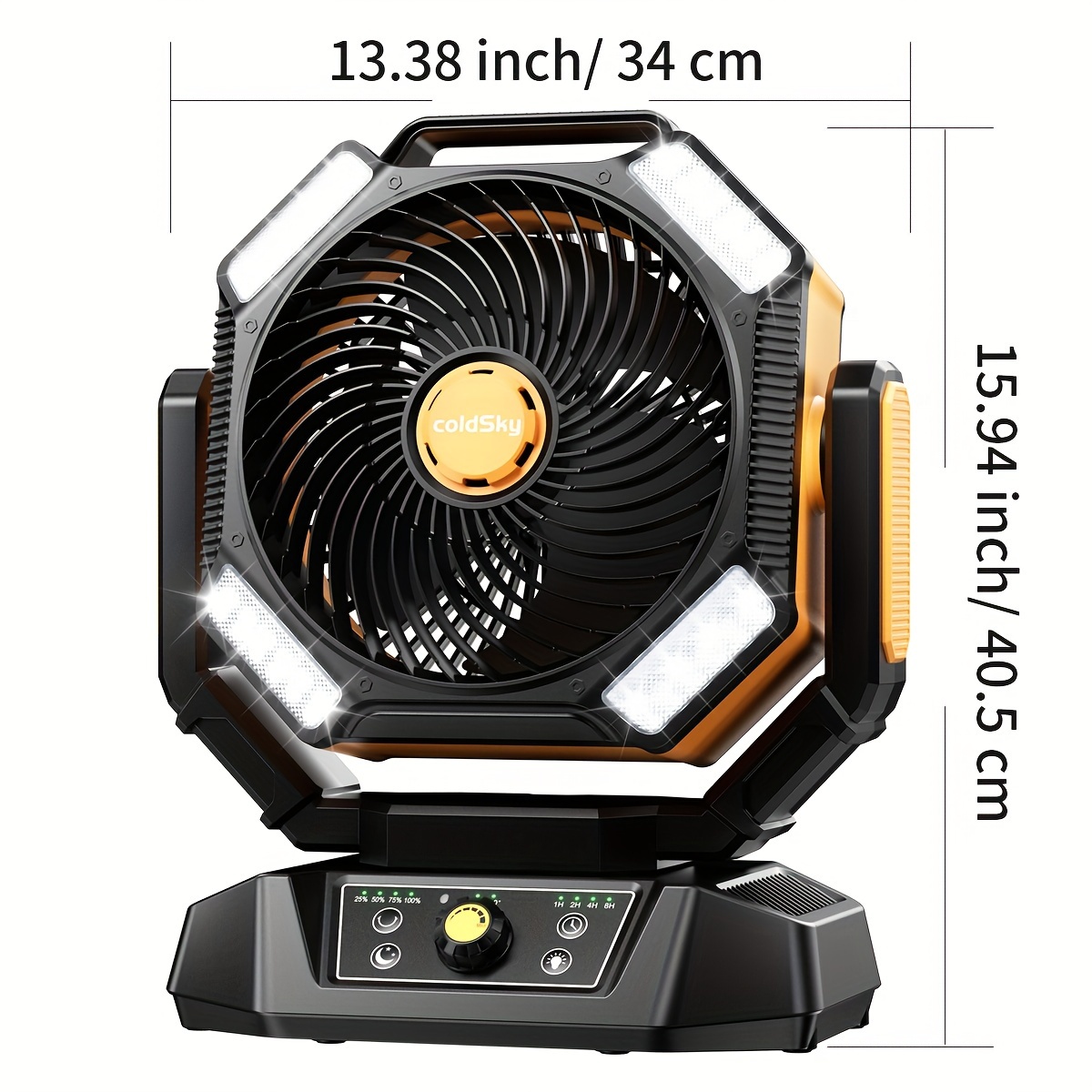 coldSky  Camping Fan, Battery  – Power Outage Light Bewertung und Preis