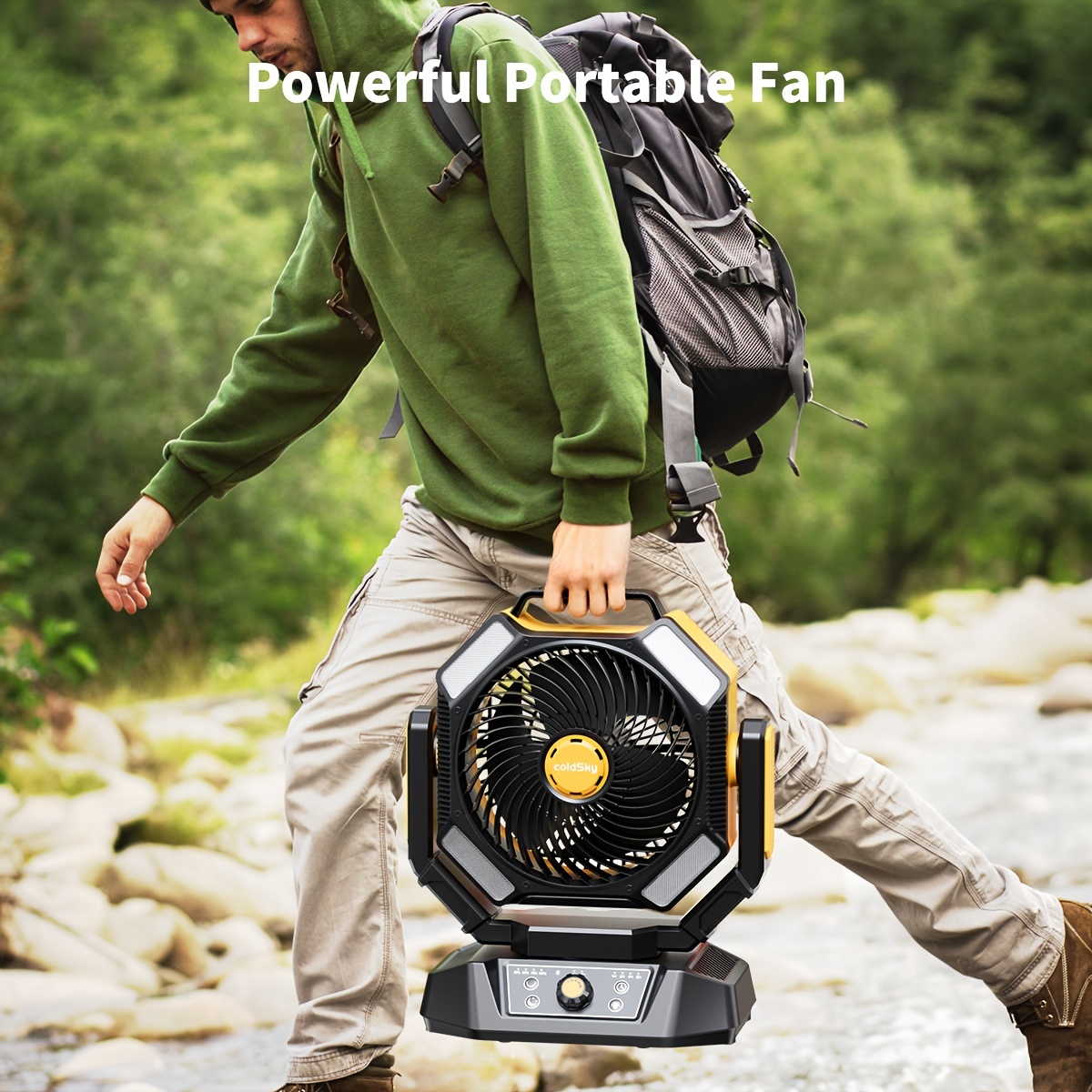 coldSky  Camping Fan, Battery  – Power Outage Light Bewertung und Preis