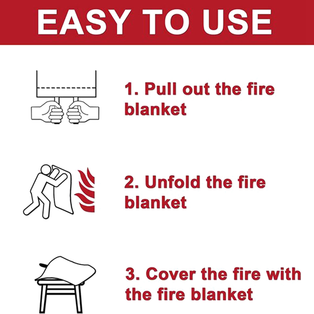 A40Z-Emergency Fire Blanket, F – Fire Blanket Kitchen Bewertung und Preis