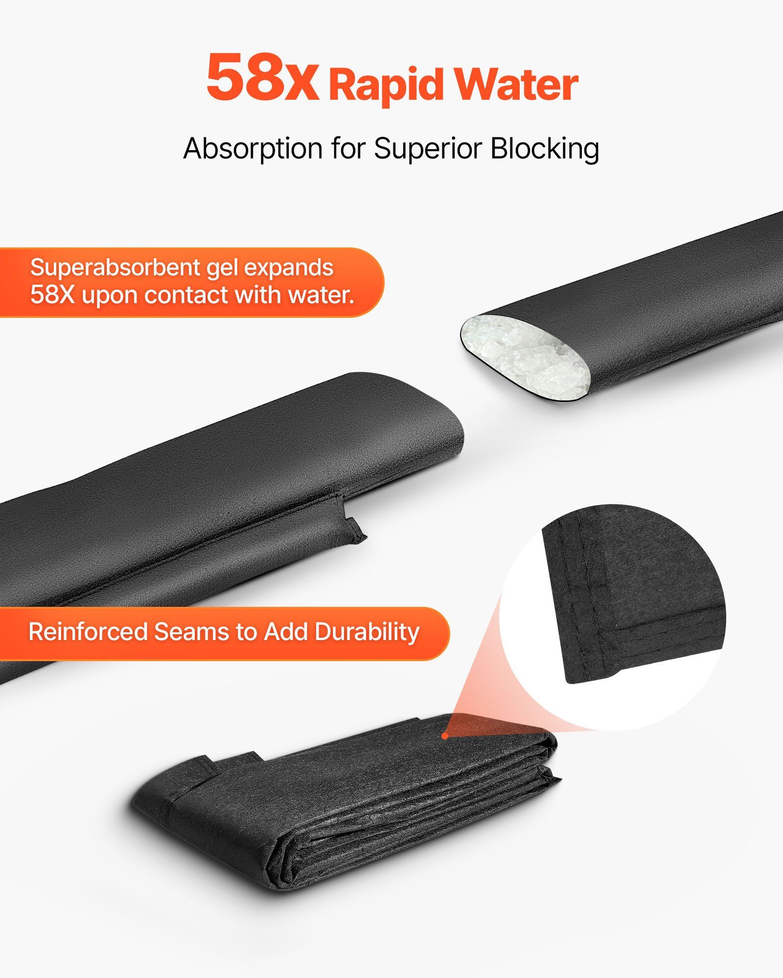 Flood Barrier, 8 Pack, 10 x 0. – Flood Barrier Bag Bewertung und Preis