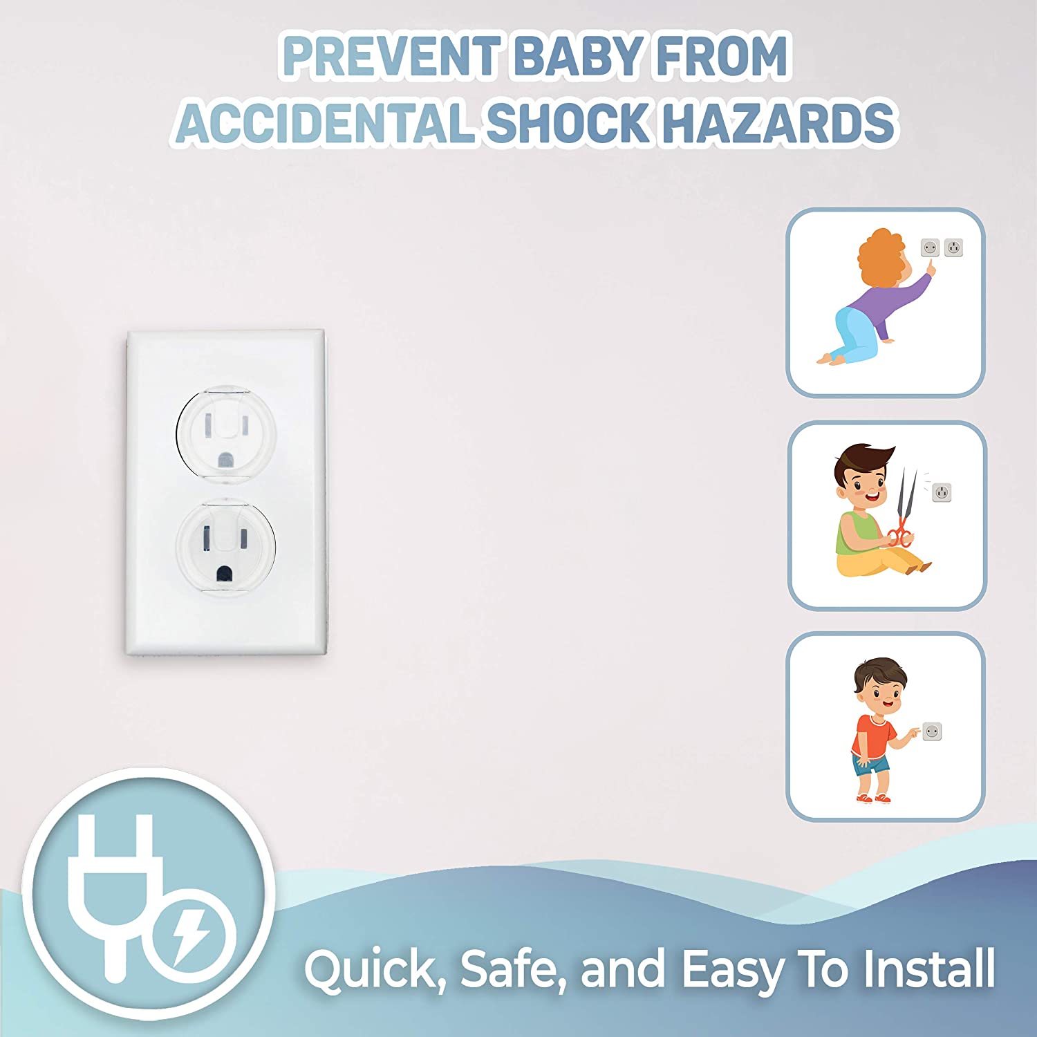 10pcs Outlet Covers, American  – Outlet Cover Baby Bewertung und Preis