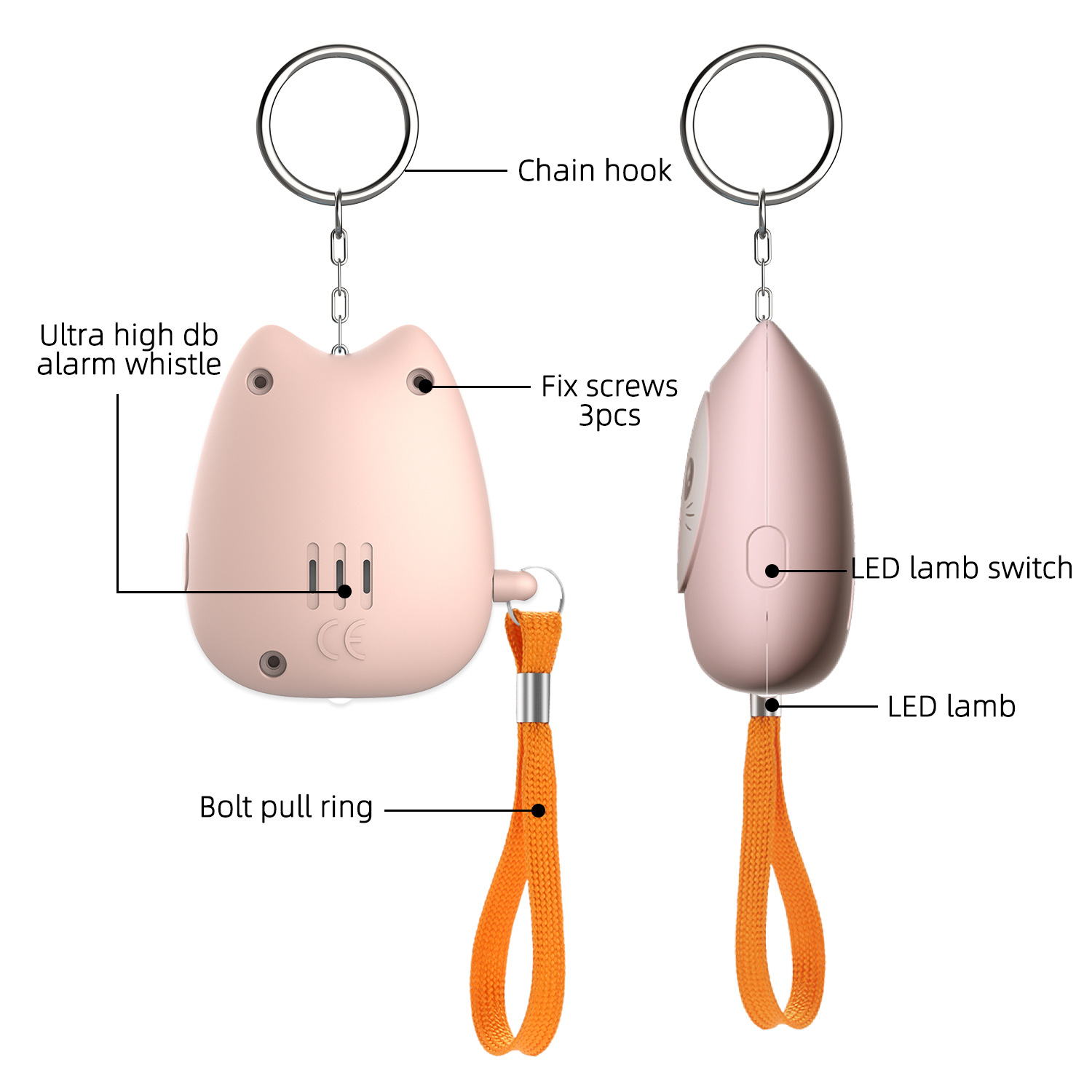 2025 New Personal Alarm Self-d – Personal Alarm Keychain Bewertung und Preis