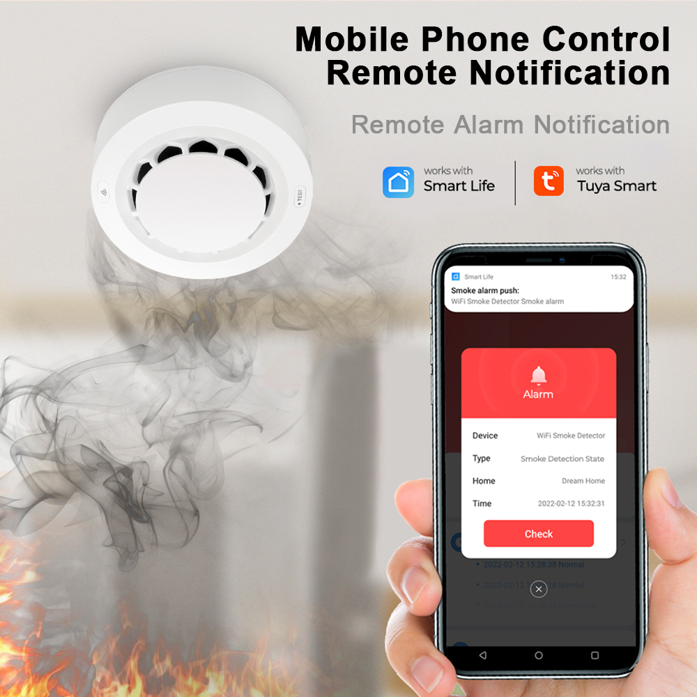 Tuya WiFi Smoke Alarm Fire Pro – Smoke Detector Interconnected Bewertung und Preis