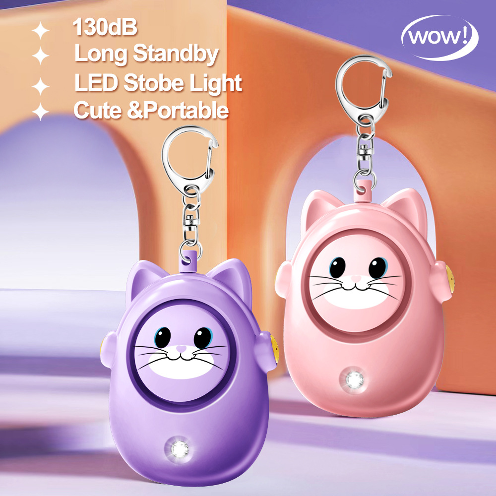 H8 2024 New Cute Cat Personal  – Personal Alarm Keychain Bewertung und Preis