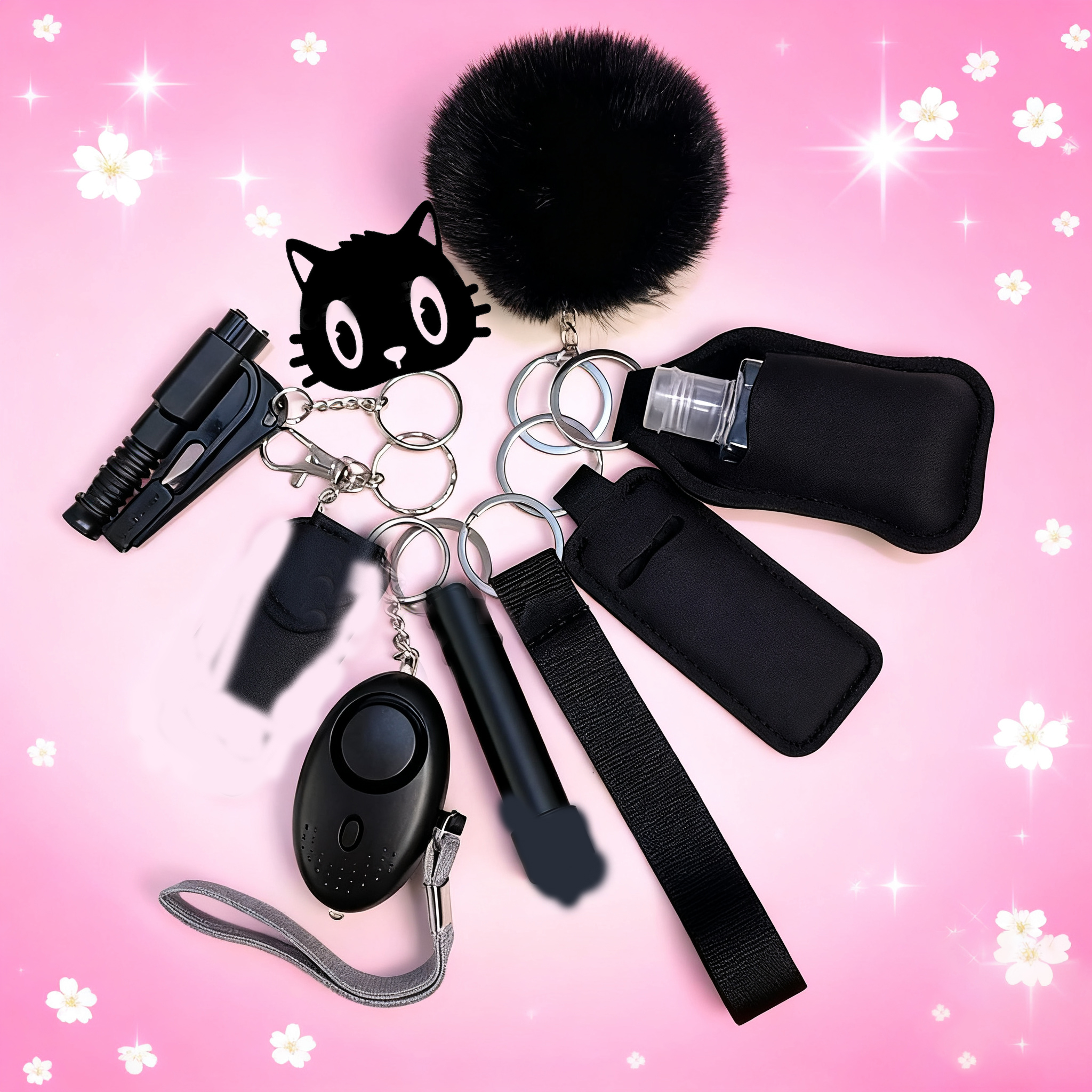 10Pcs Girl Security Self Defen – Personal Alarm Keychain Bewertung und Preis