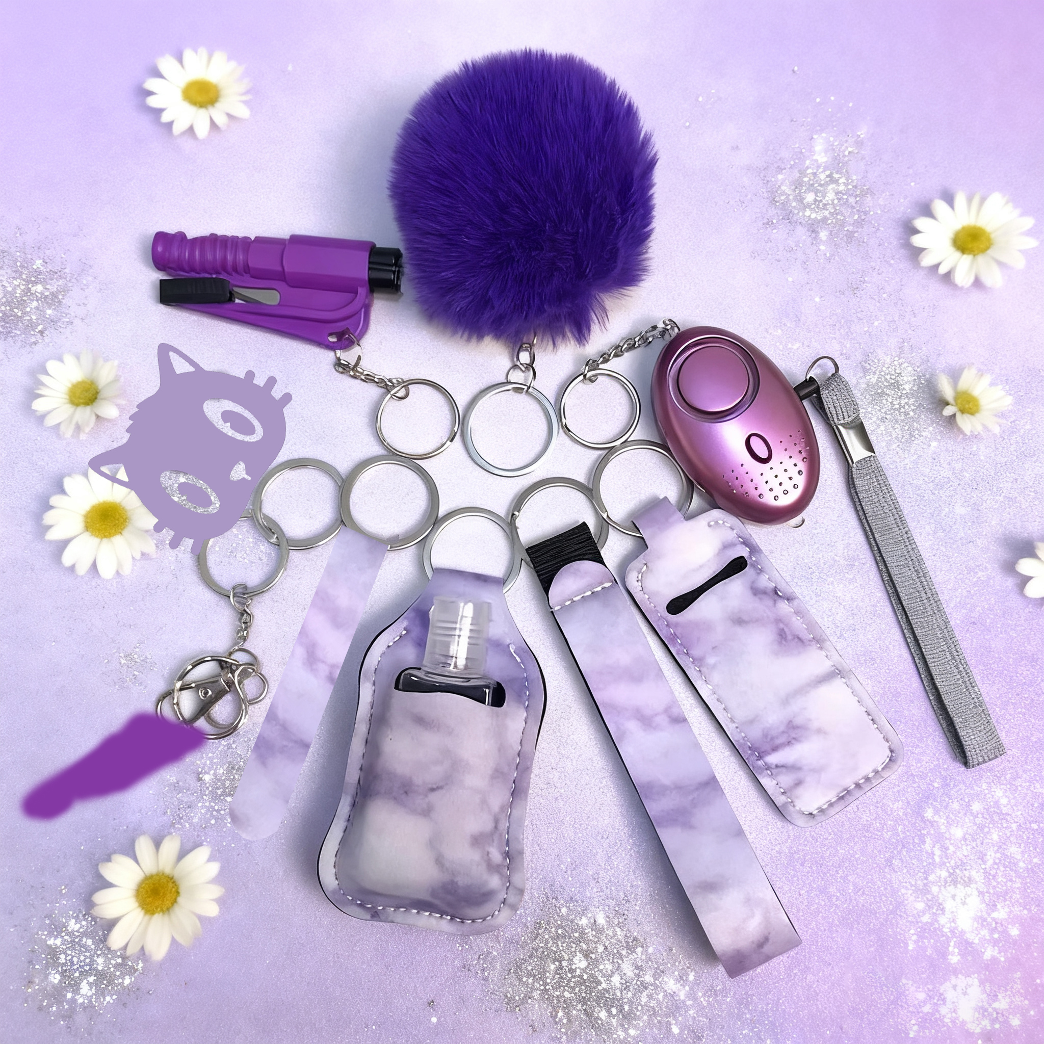 10Pcs Girl Security Self Defen – Personal Alarm Keychain Bewertung und Preis