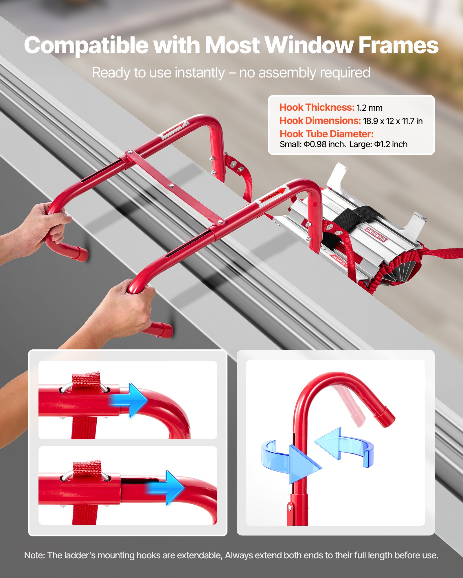 Fire Escape Ladder, 5-6 Story  – Fire Escape Ladder Bewertung und Preis