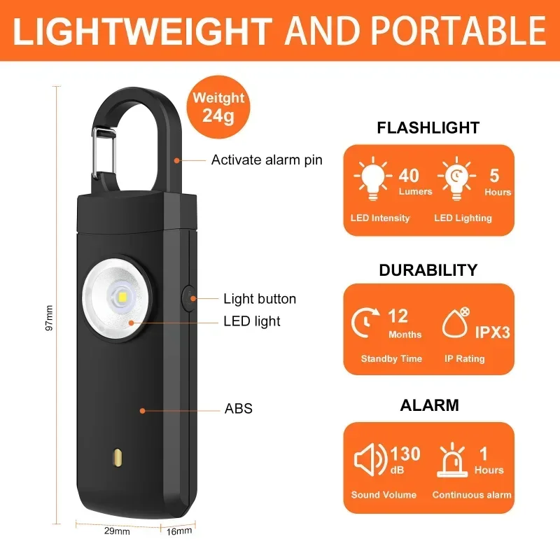 Self Defense LED Flashlight US – Personal Alarm Keychain Bewertung und Preis