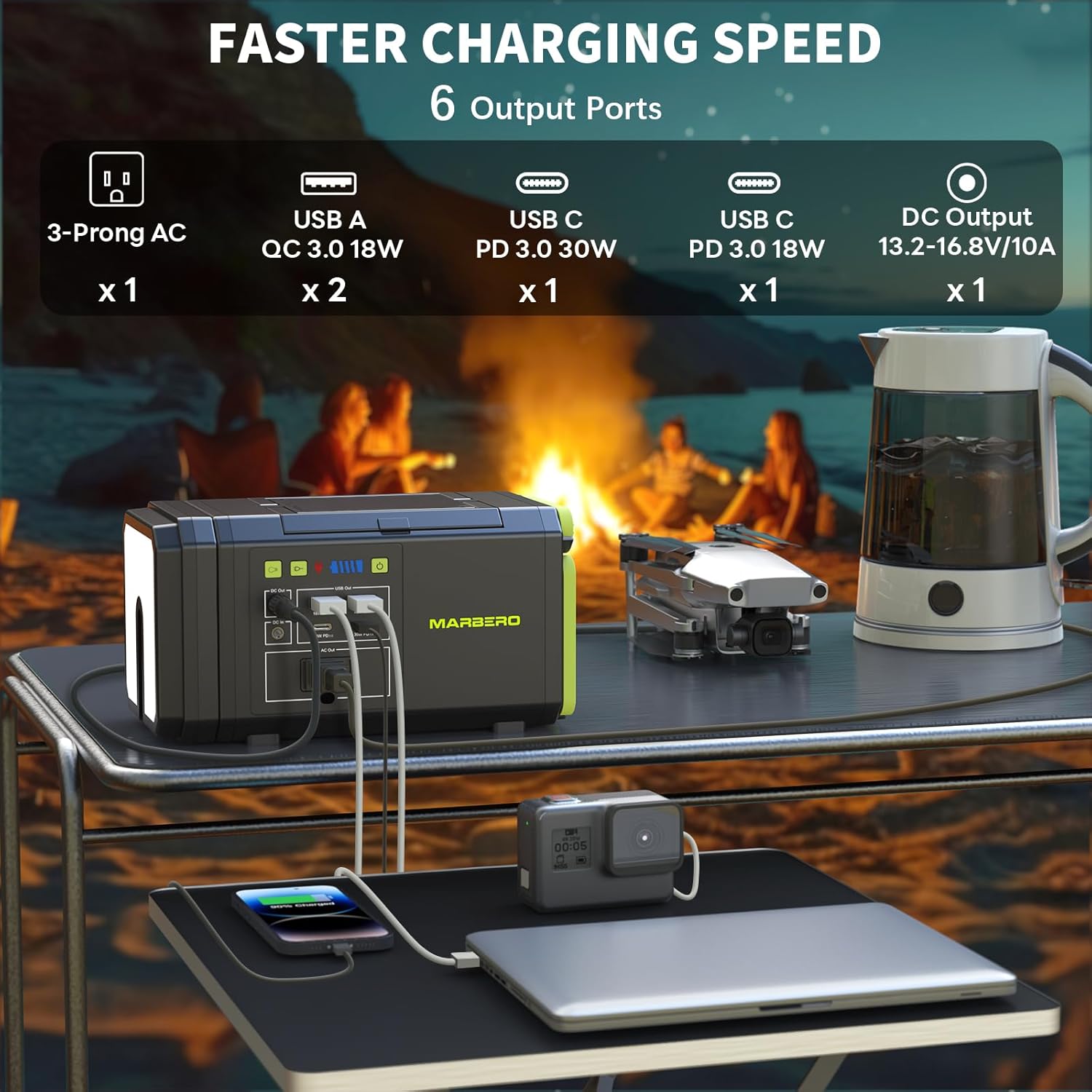 118Wh Portable Power Station w – Power Outage Light Bewertung und Preis