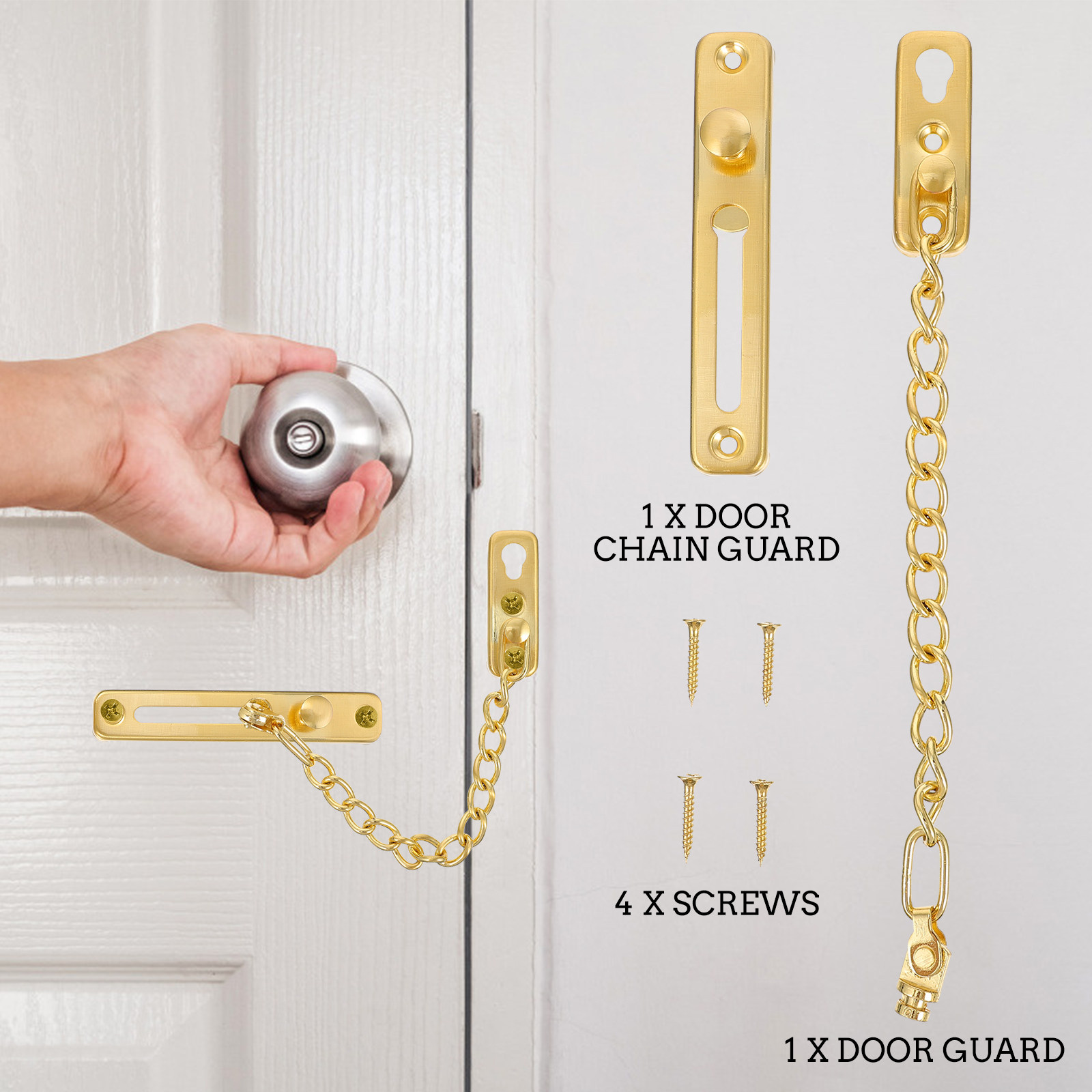 1Set Elegant Stainless Steel D – Security Chain Door Bewertung und Preis