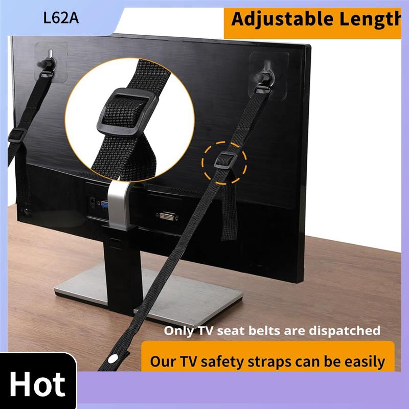 L62A 4 PCS Adjustable TV Safet – Earthquake Anchor Strap Bewertung und Preis