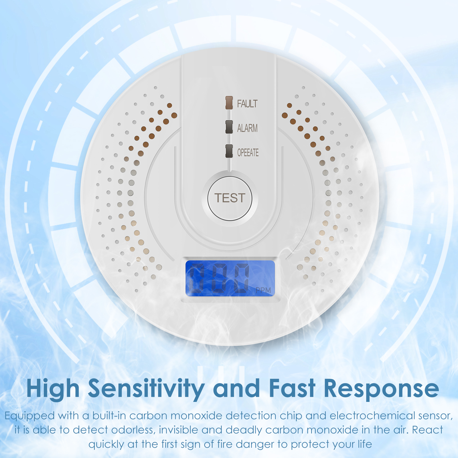 Independent CO Alarm Sensor Ca – Smoke Detector Interconnected Bewertung und Preis