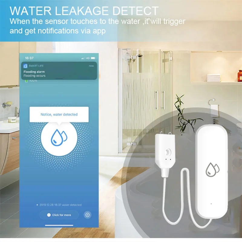 Smart Home Zigbee Water Leak D – Water Alarm Sensor Bewertung und Preis